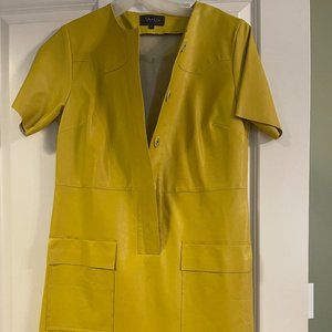 Gracia faux leather dress